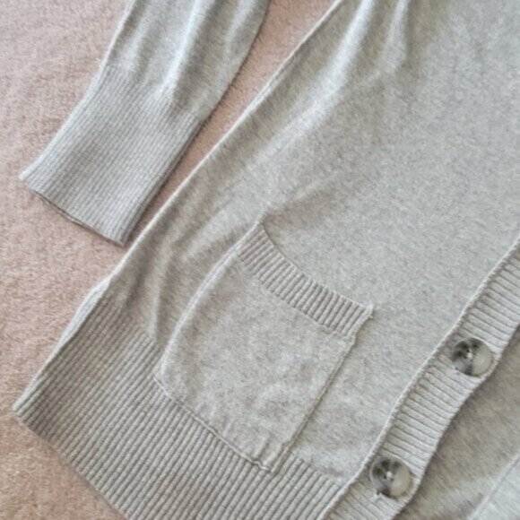 Mossimo Supply Co Cardigan Vintage Y2K Light Gray Women's Small - Picture 3 of 6